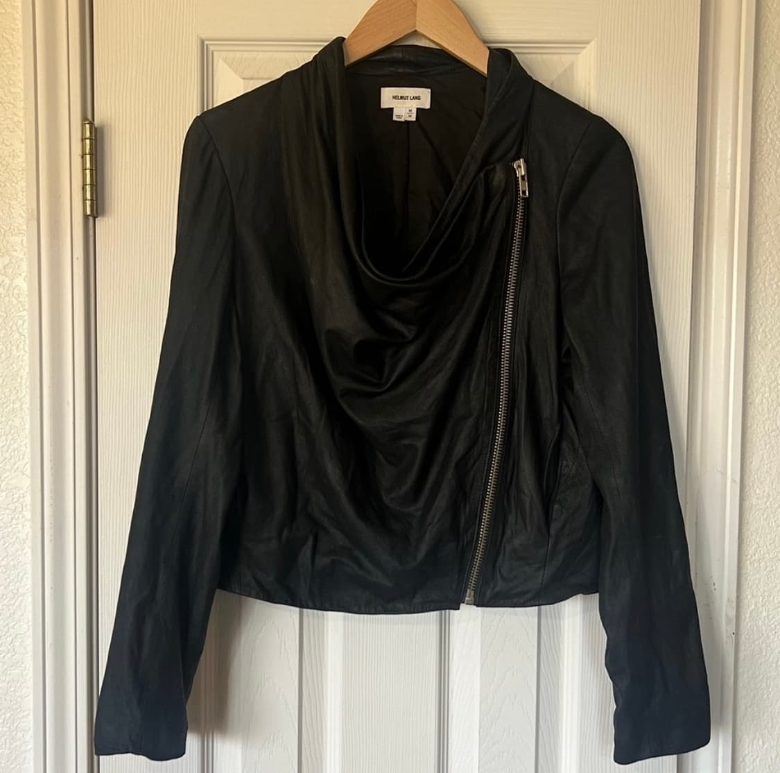 헬무트랭 lambskin leather moto jacket 상품이미지2