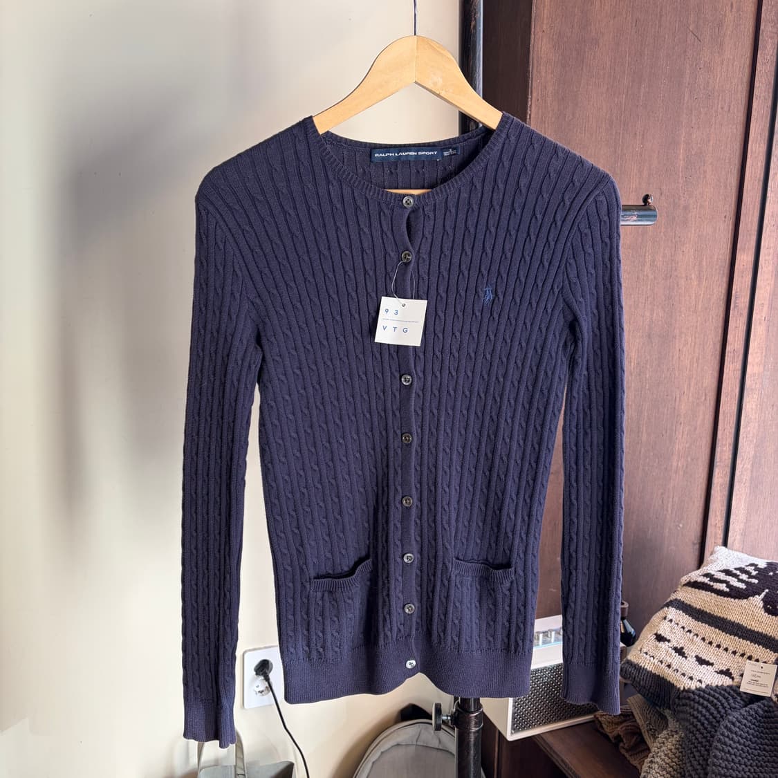 15683 - 폴로 랄프로렌 네이비 케이블 가디건 상품이미지2