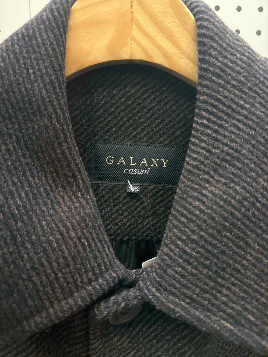 갤럭시 패턴 모직 코트 U657 상품이미지4