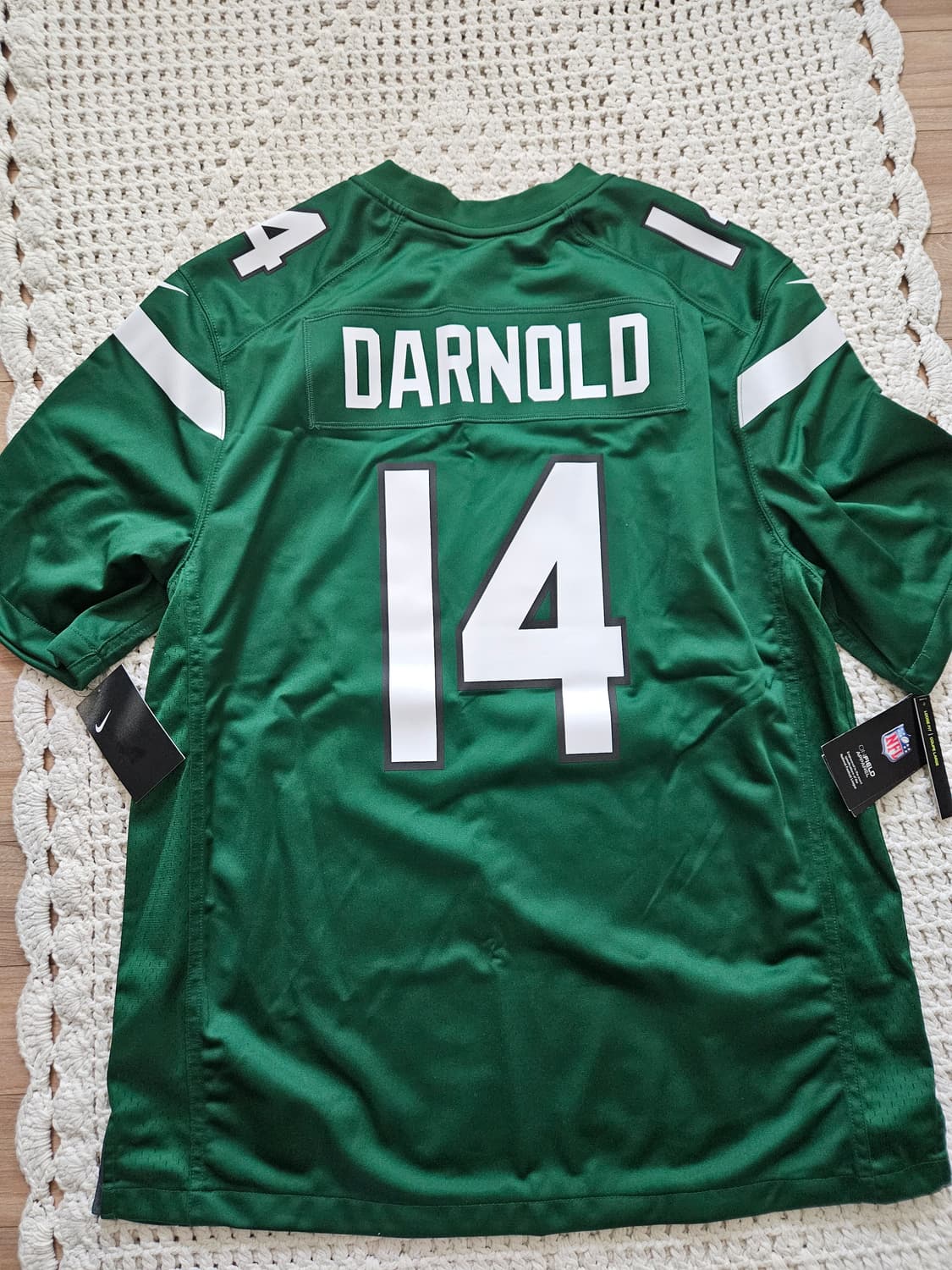 나이키 NFL 뉴욕제츠 져지 XL 새제품 상품이미지2