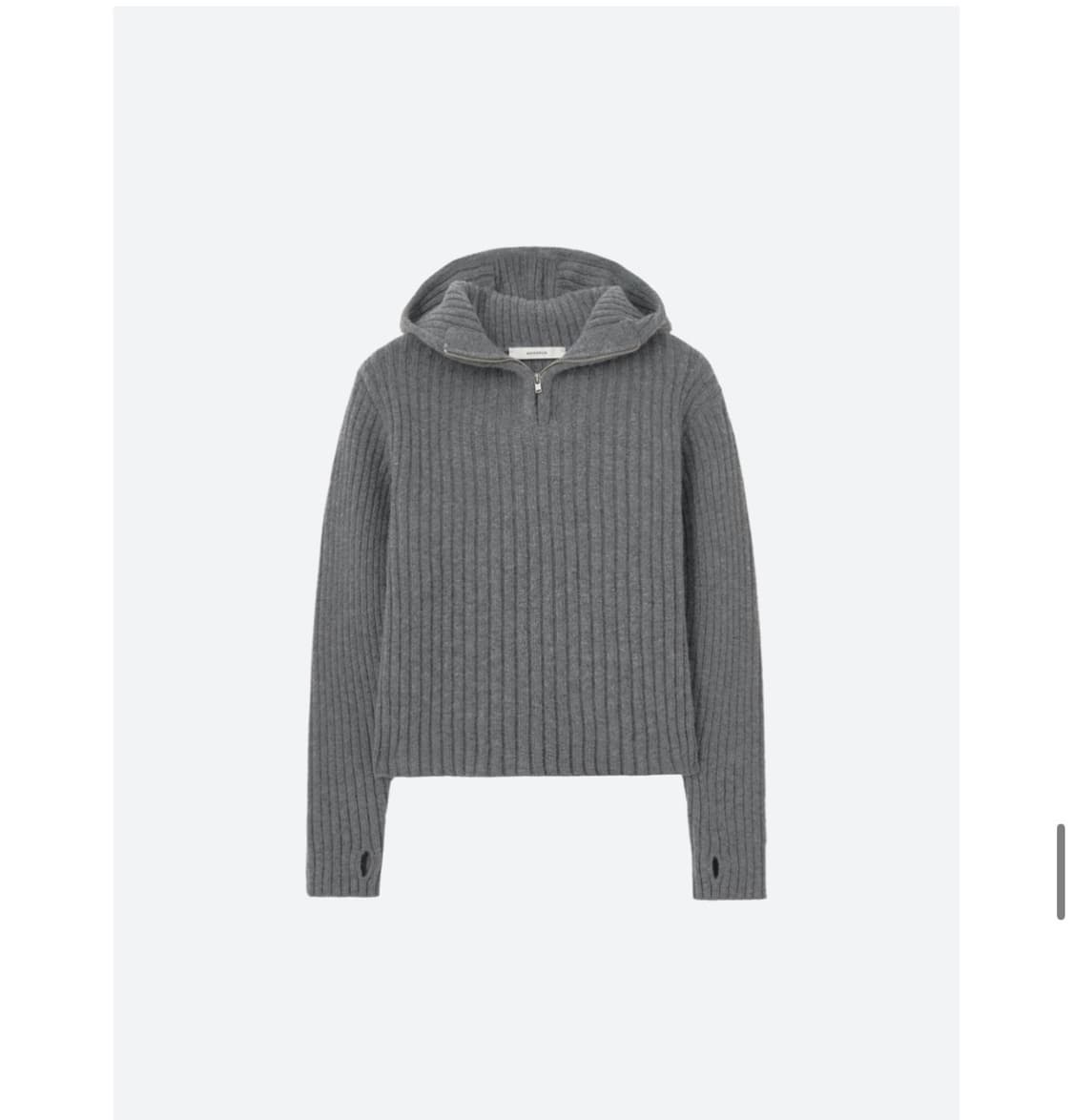 문선 바라클라바 니트 M 상품이미지1