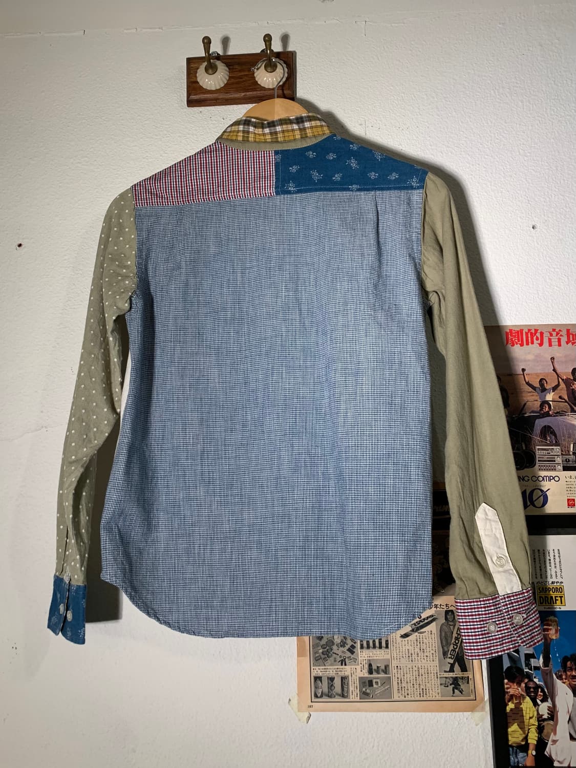 빔즈보이 크레이지 패치워크 셔츠 상품이미지7