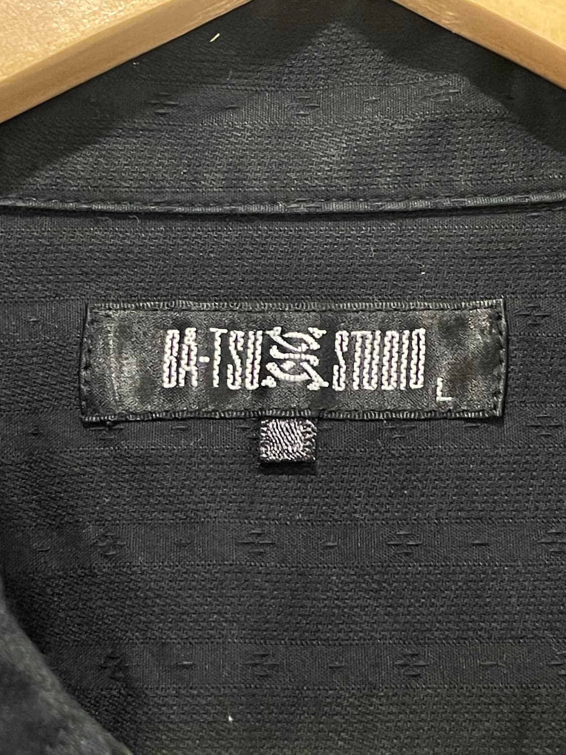 BA-TSU 바츠 Y2k 펑크 레터링 프린팅 반팔집업셔츠 상품이미지3