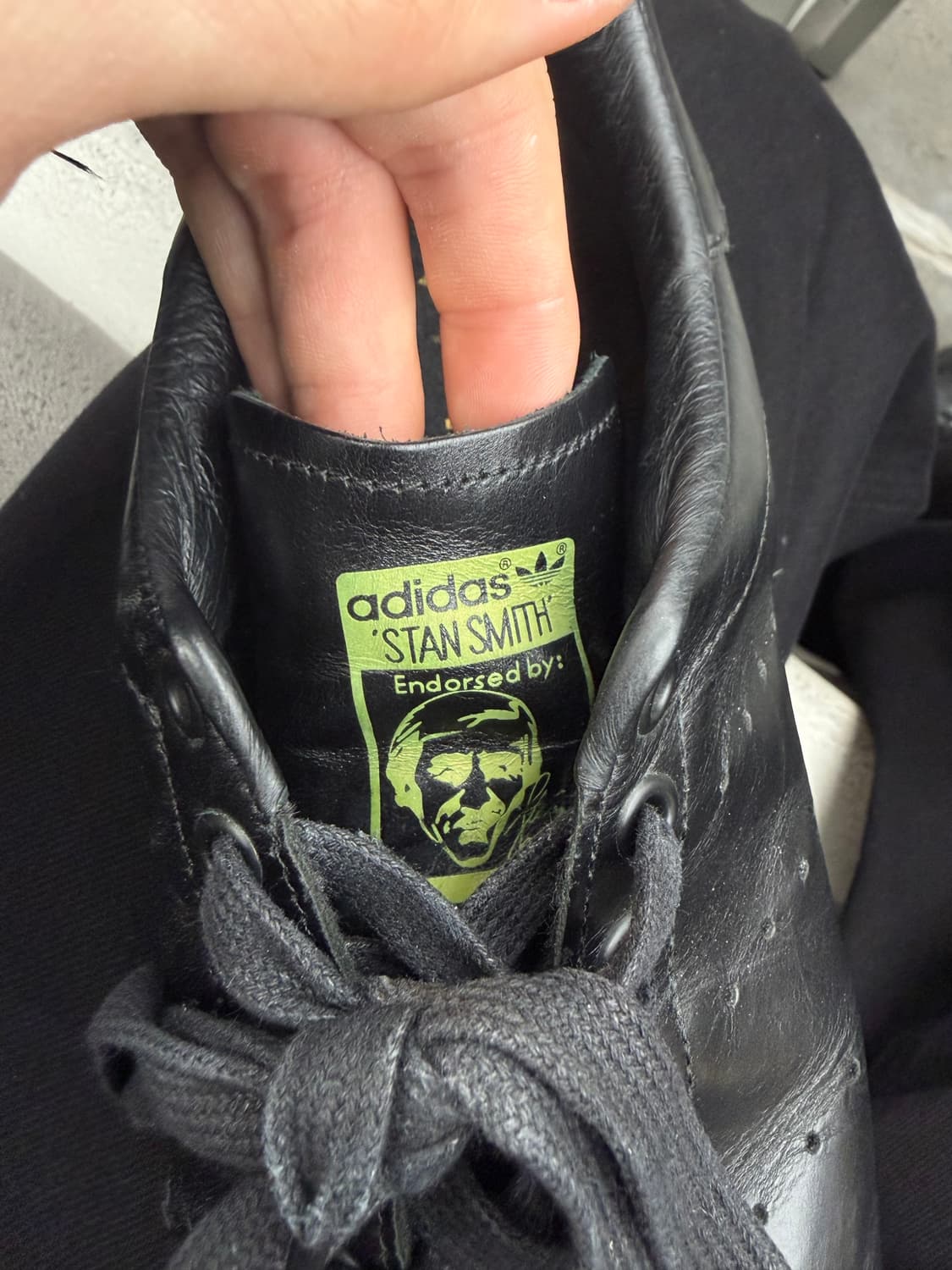 아디다스 스탠스미스 블랙  상품이미지3