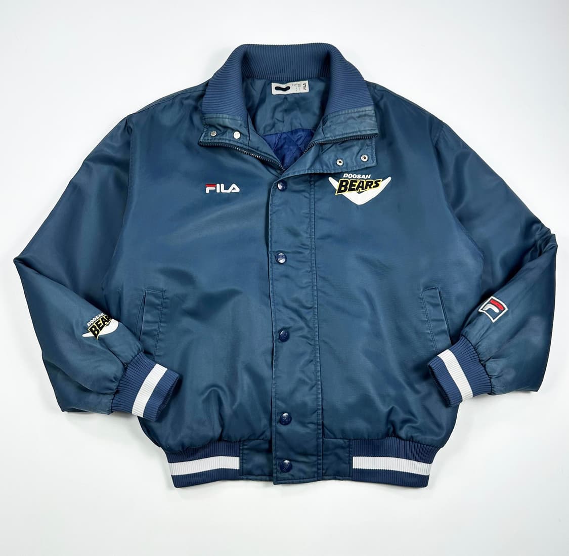 휠라 올드 두산 베어스 동계 유니폼 점퍼 L 상품이미지1