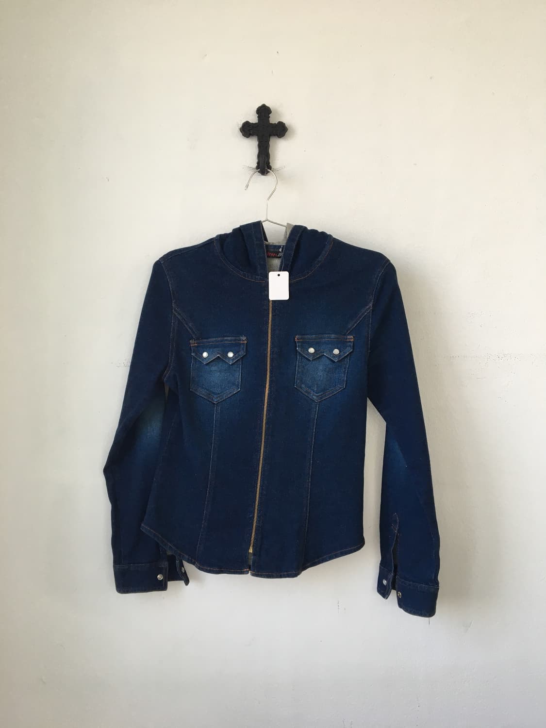 Hood denim zip up 상품이미지2