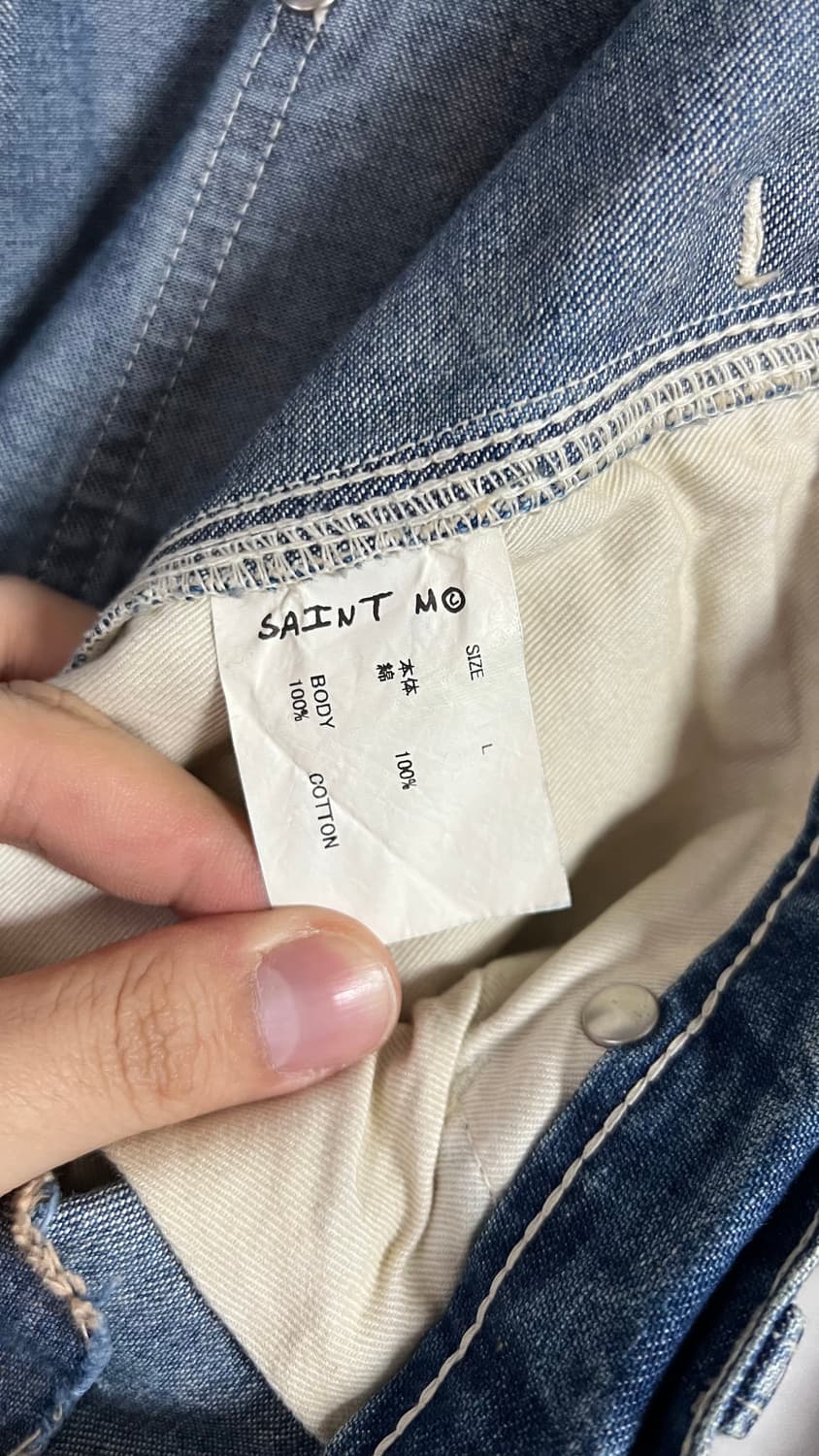 세인트미카엘 24aw 더블니 데님 L사이즈 상품이미지6