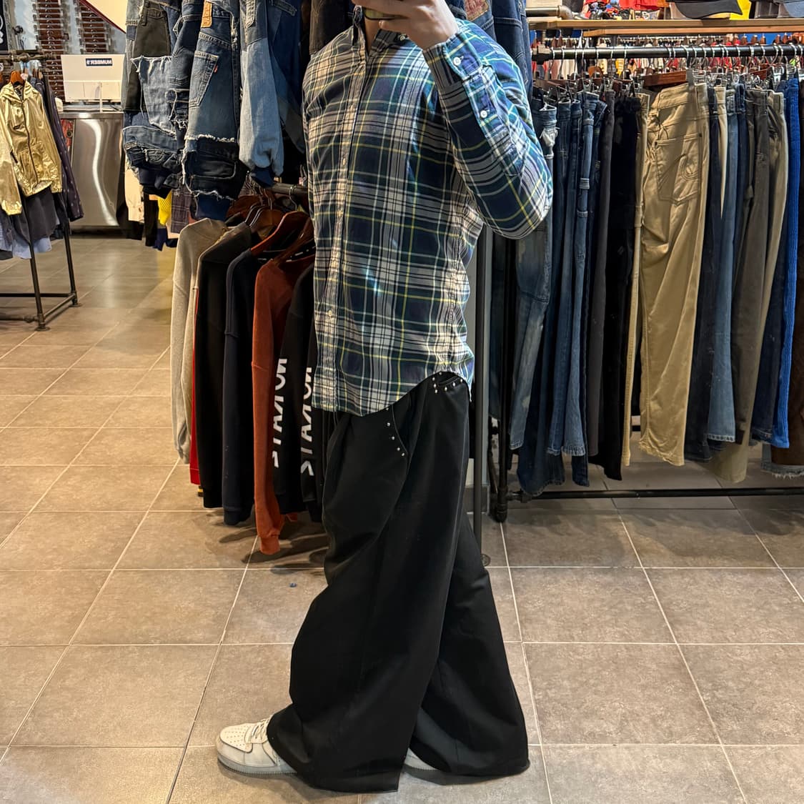 [NO.9] POLO 폴로 랄프로렌 타탄 체크 셔츠 상품이미지3