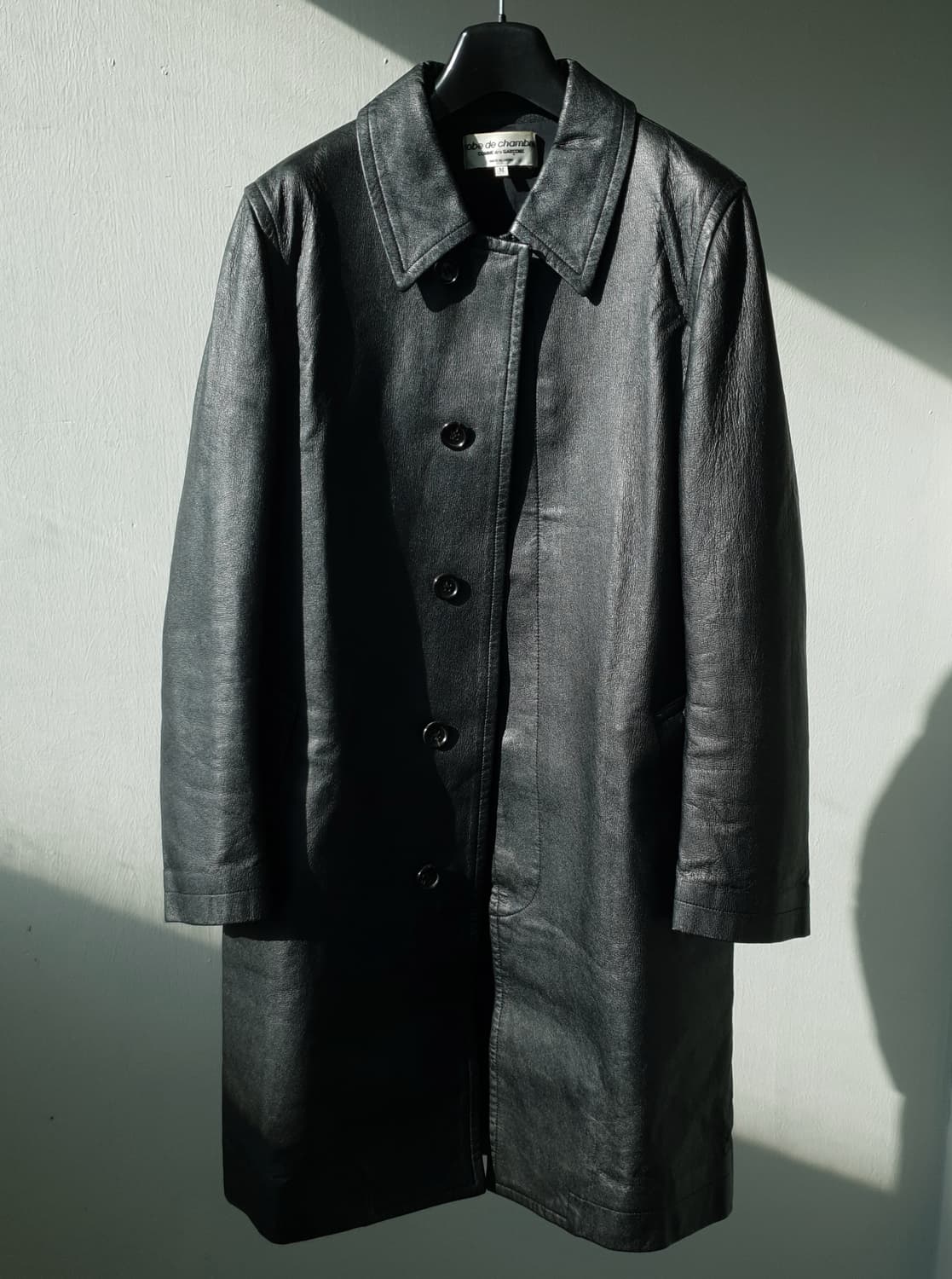 00s Comme Des Garcons eco leather coat 상품이미지6