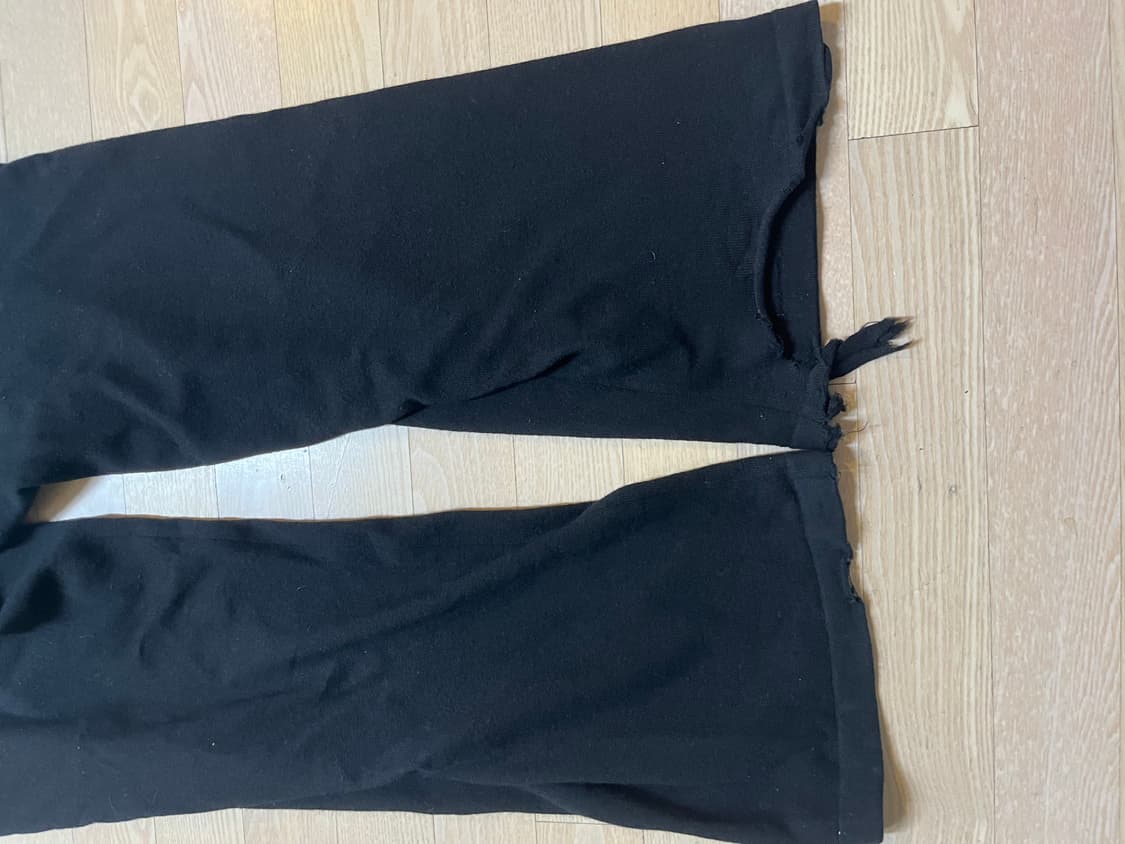 머듈 니트팬츠 블랙4 상품이미지3