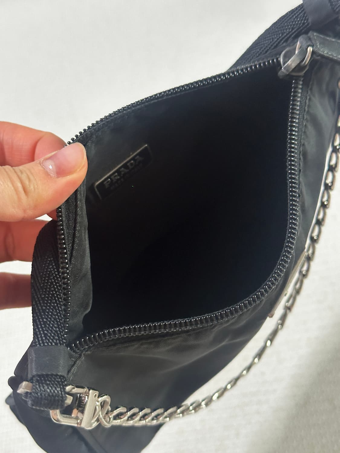 빈티지 프라다 포코노 미니 호보백 상품이미지4