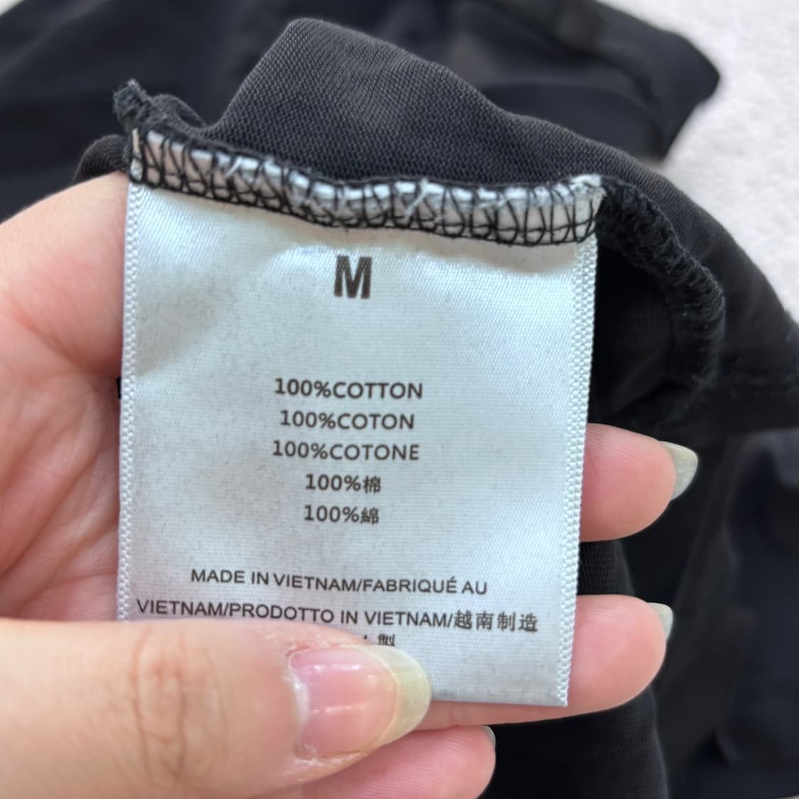 M 에센셜피어오브갓 반팔 (수선필요) 0519Y 상품이미지4