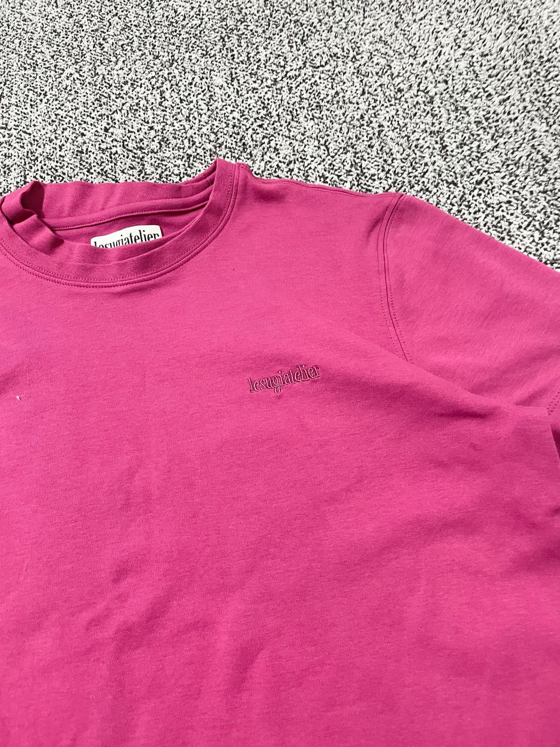 빈티지9. 르수기아뜰리에 레이어드 롱슬리브 긴팔티셔츠 핑크 상품이미지2