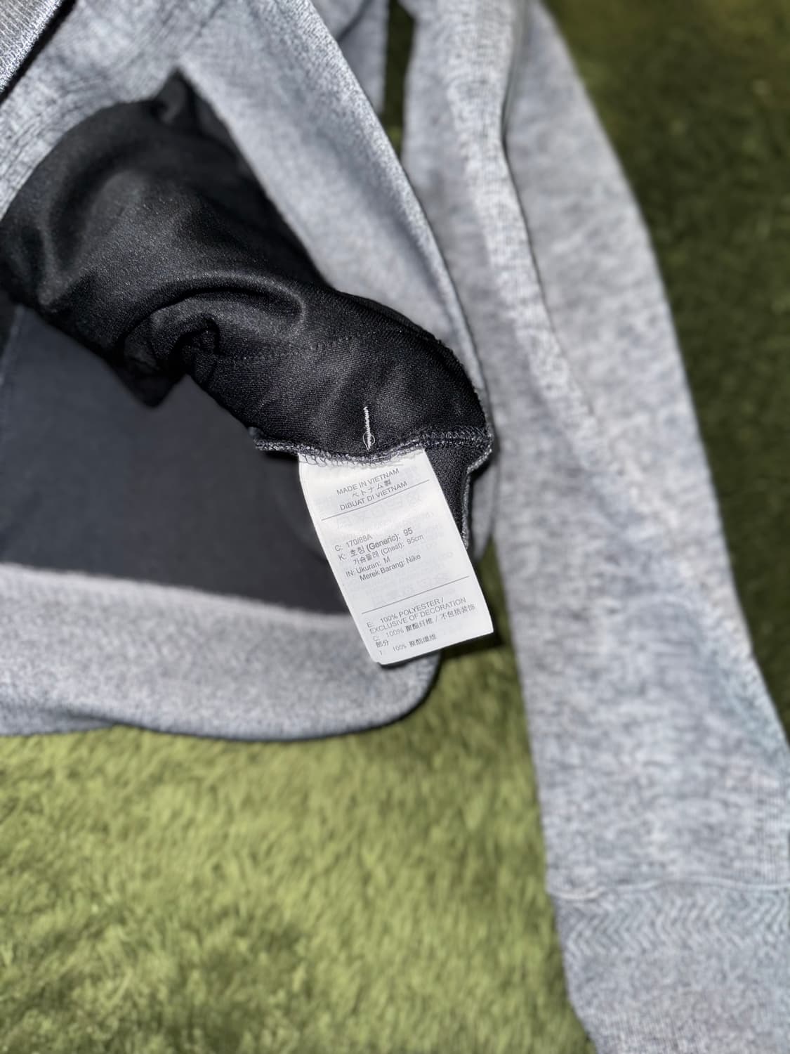 [M] 나이키 라이프 드라이핏 가디건 그레이 상품이미지6