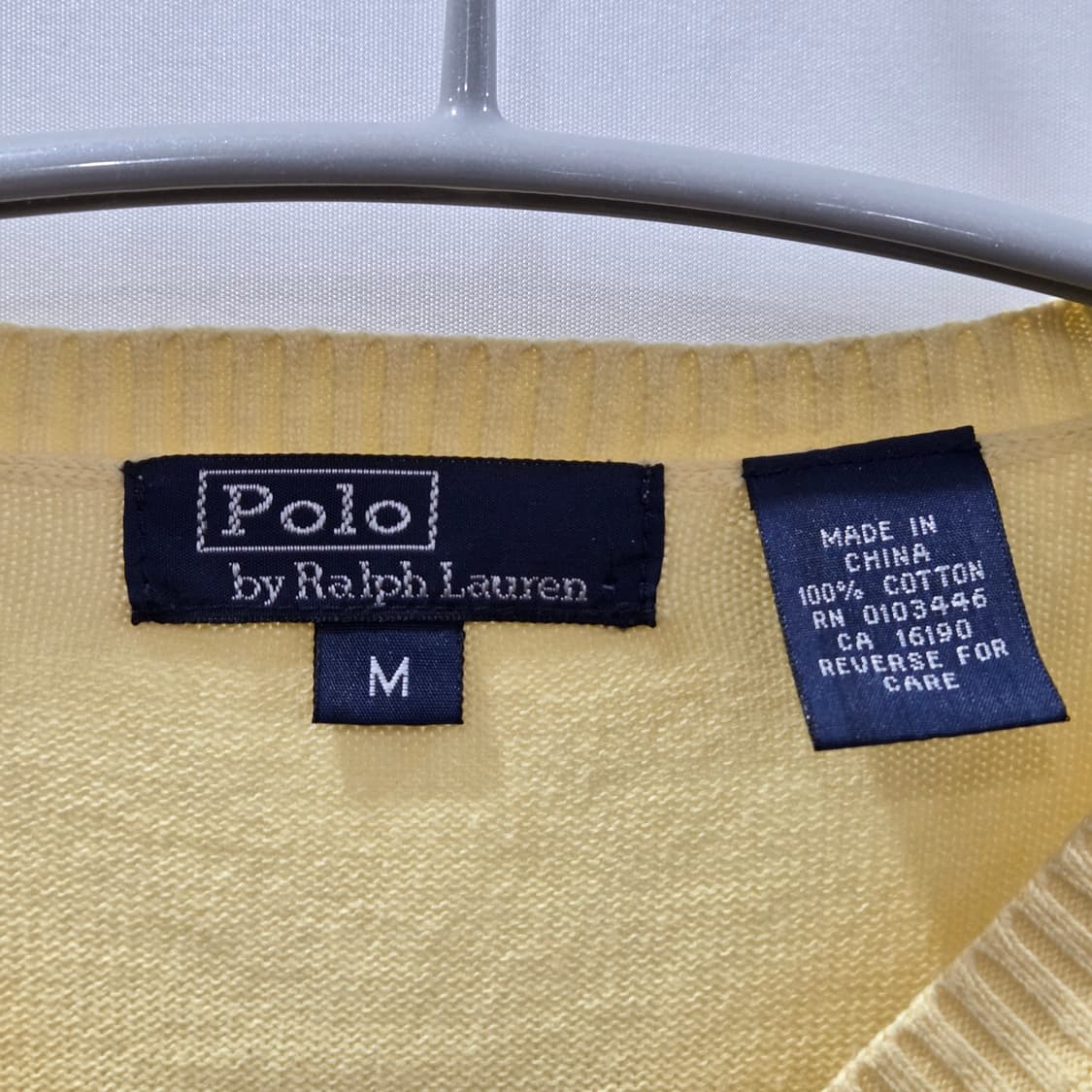 00s 폴로랄프로렌 두산 우먼 코튼 브이넥 니트 M 상품이미지3