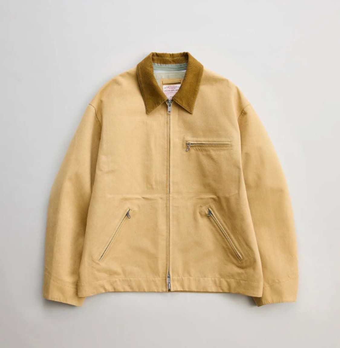 [M] 나이스네스 26ss 버든 burden 워크 자켓 카키 베이지 상품이미지1