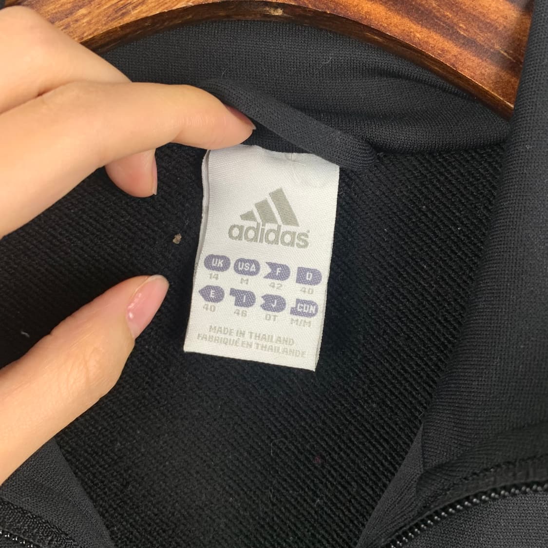 아디다스 블랙 사이드라인 트랙 져지 상품이미지6