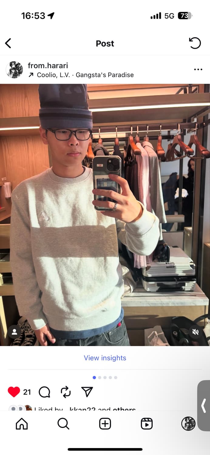 (M) 팔라스 스웻  그레이 말 25FW 상품이미지2