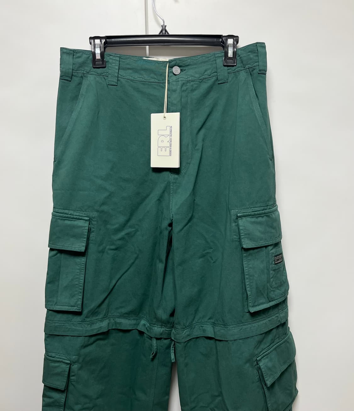 [S,L]이알엘 ERL 25fw ZIP-OFF 카고 팬츠/그린 상품이미지1