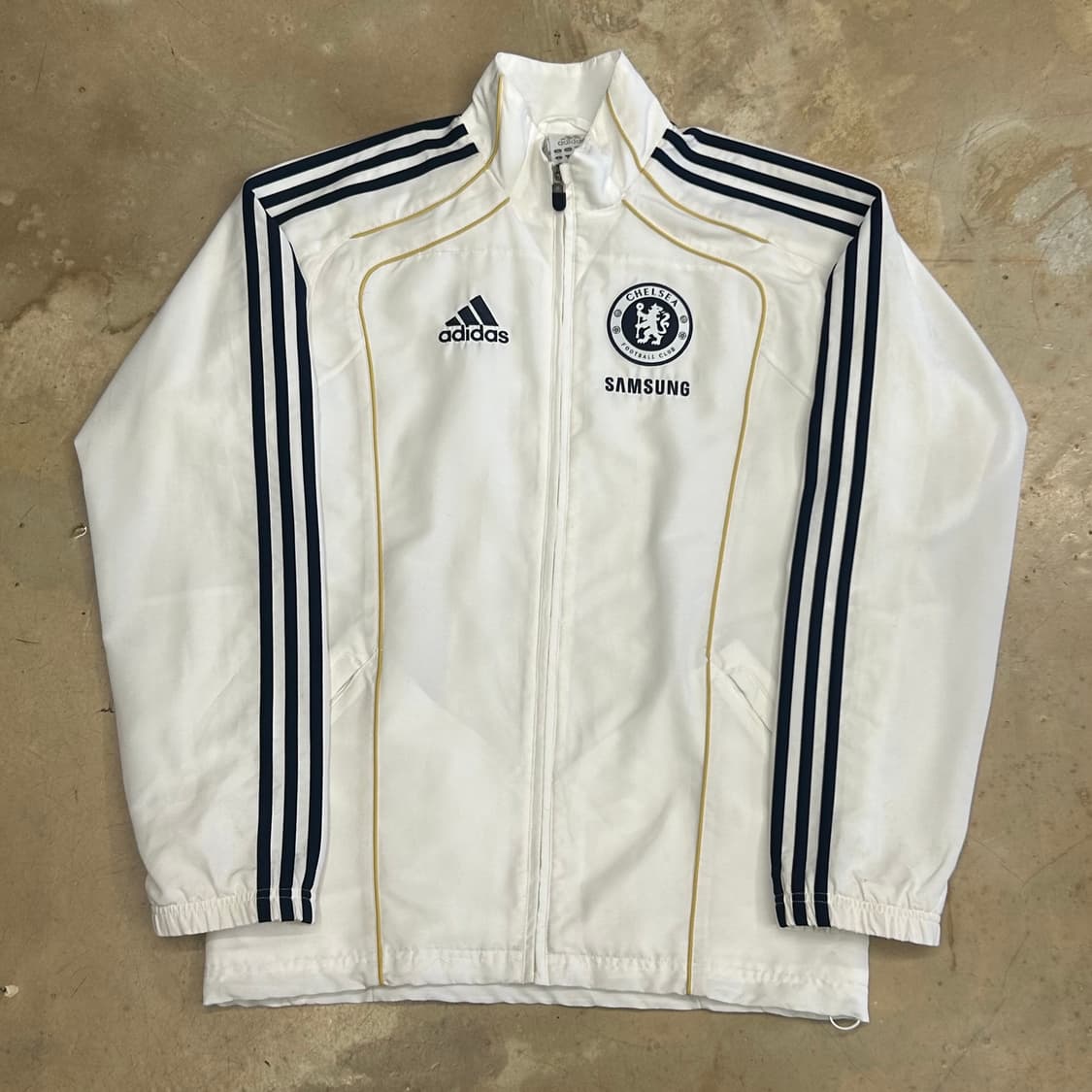 34/36 아디다스 삼성 첼시FC 화이트 바람막이 상품이미지2