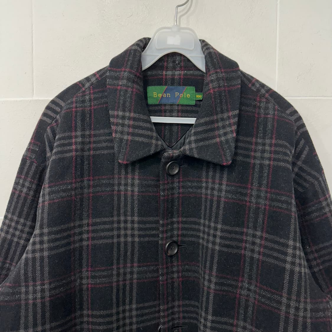 빈폴 체크 코트 상품이미지2