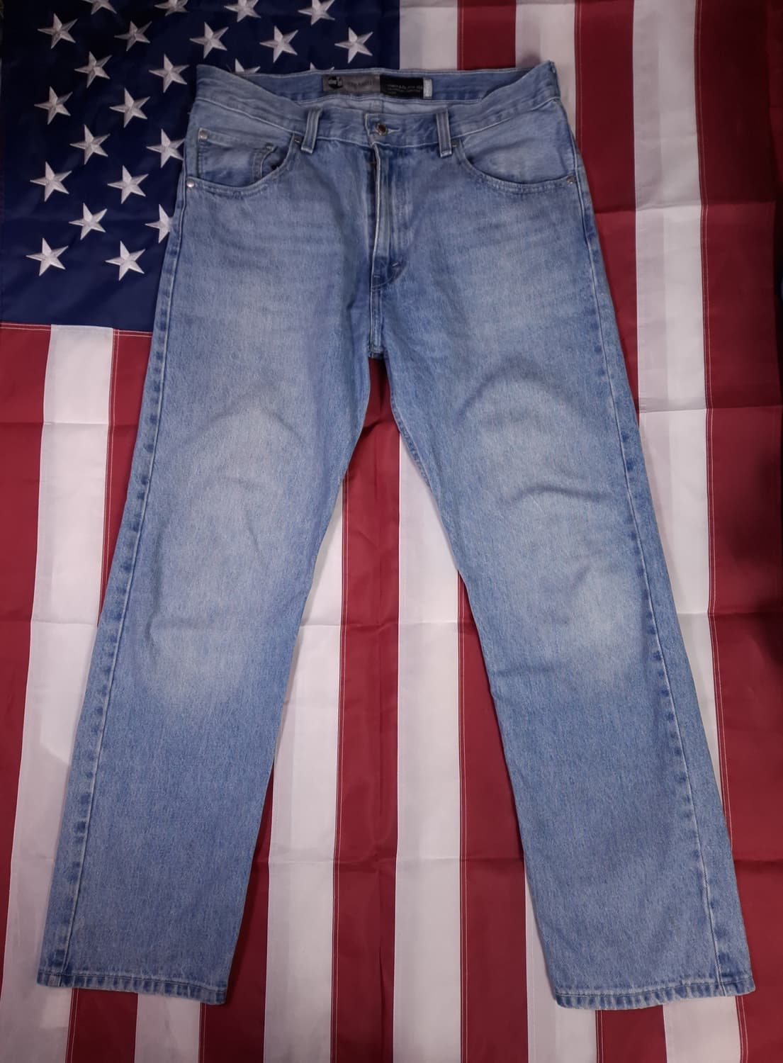 오리지날 리바이스 실버탭 루즈 스트레이트핏 워싱 데님진 상품이미지8