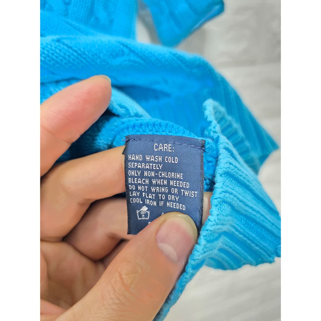 택포) M 폴로랄프로렌 반팔 꽈베기 니트 상품이미지3