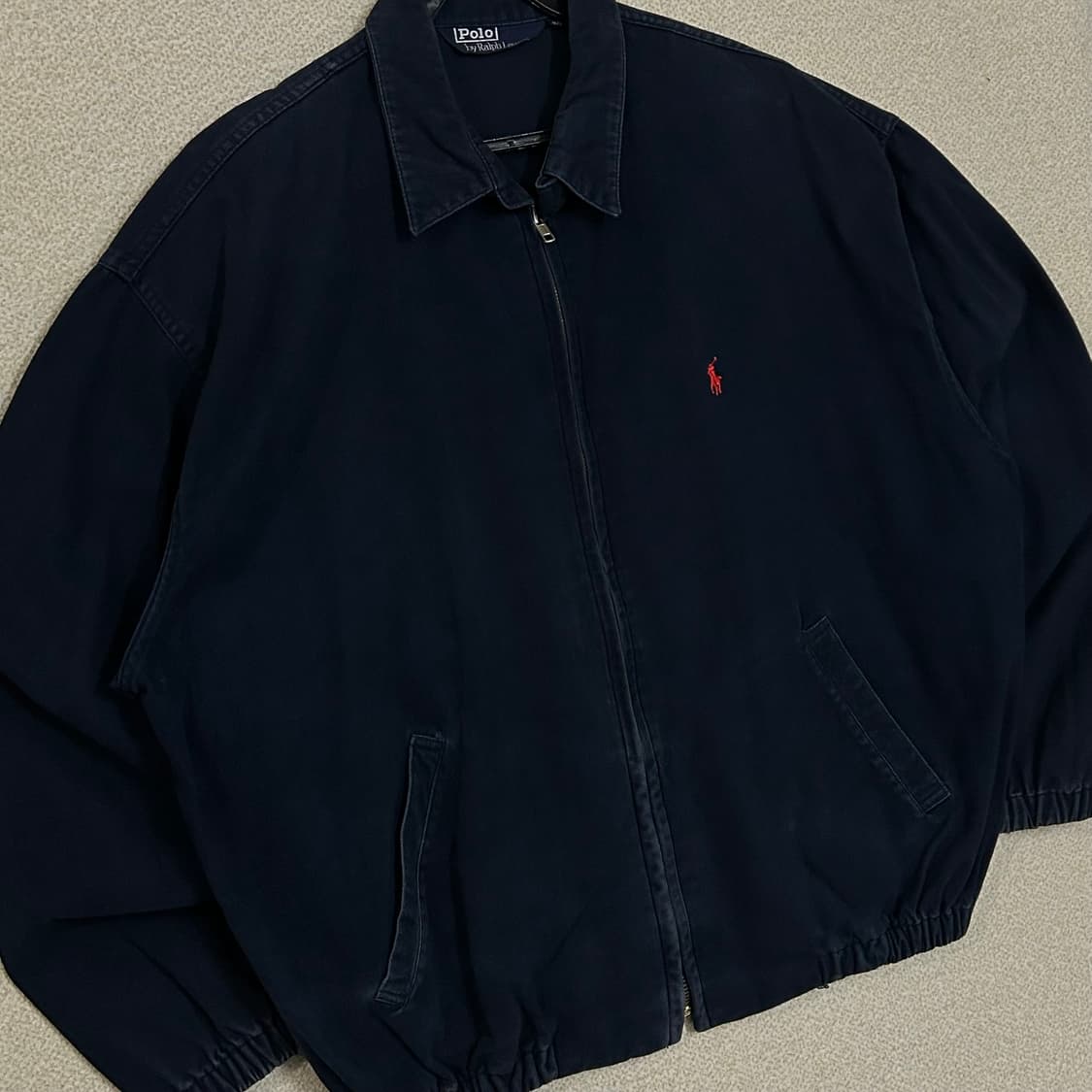 (XL) 90s 폴로 랄프로렌 블루종 자켓 상품이미지3