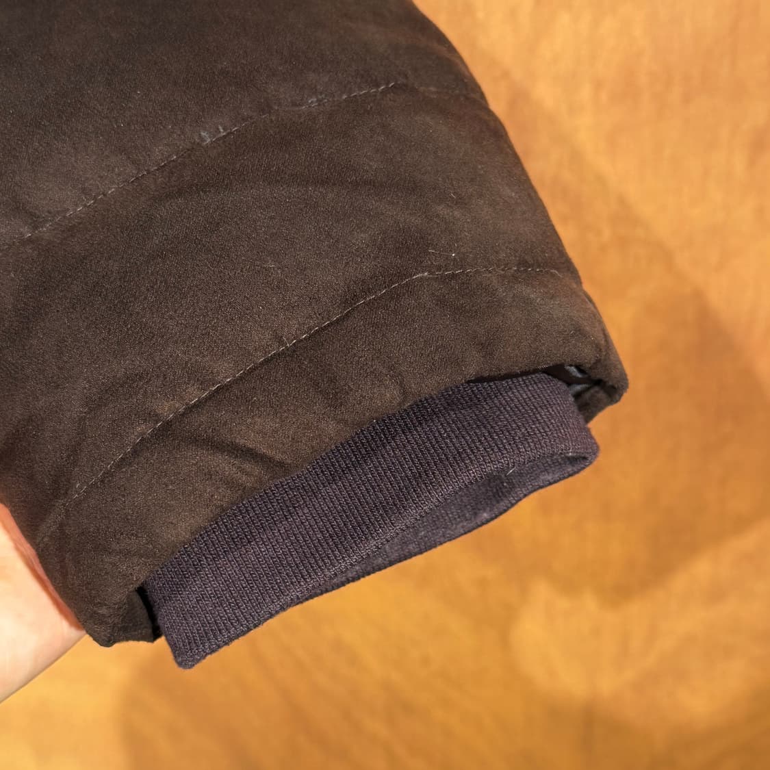 헨리코튼 브라운 스웨이드 덕다운 패딩 110 상품이미지5