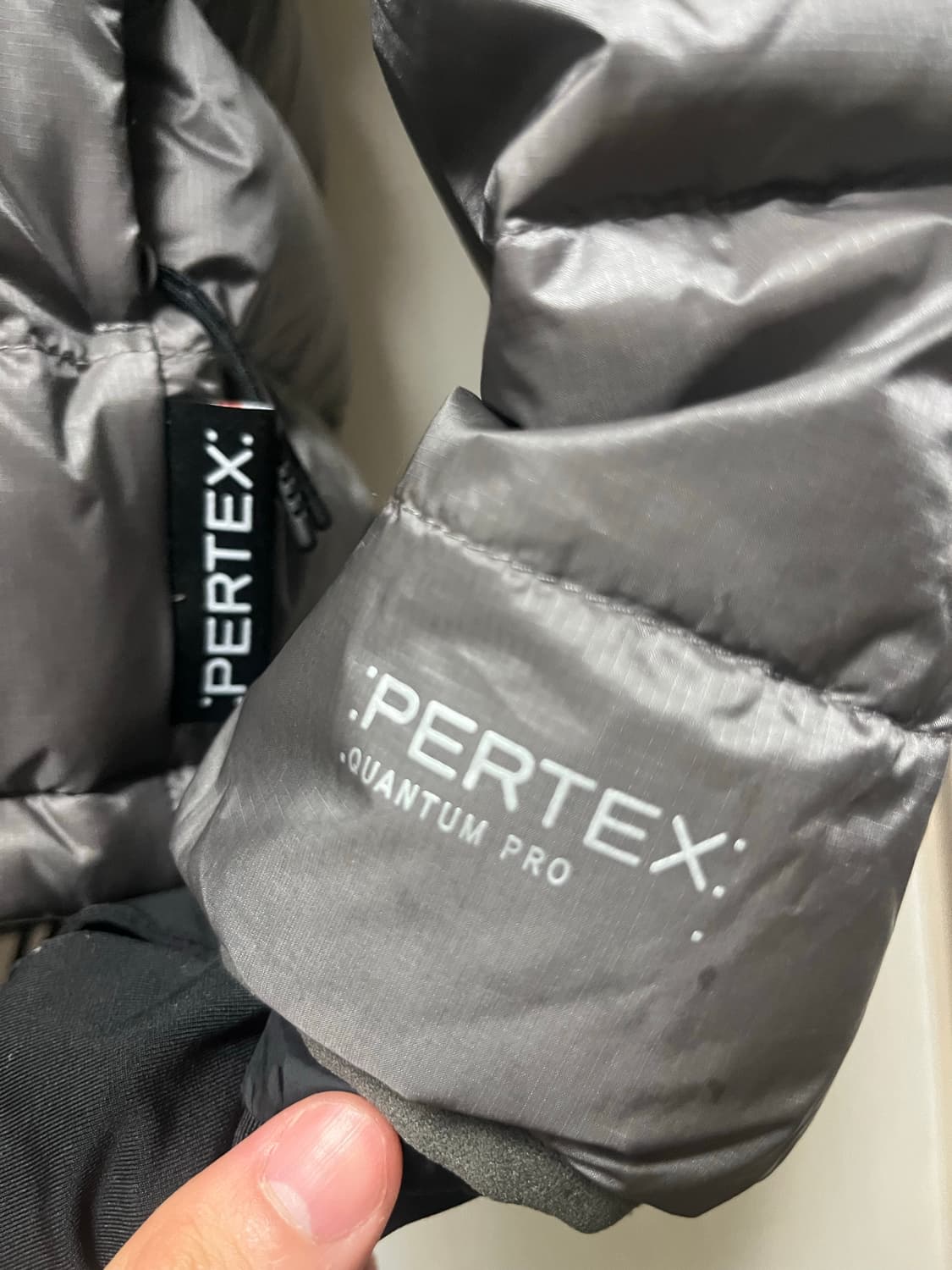 [m] 페더다운 그리드 경량 다운 패딩 자켓 상품이미지6