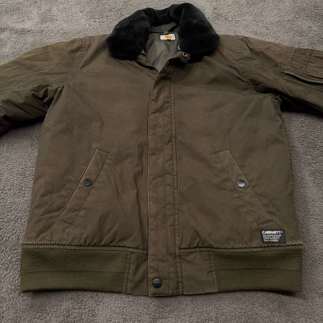 [ 정품/S ] 칼하트 스탠리 봄버 자켓 상품이미지3