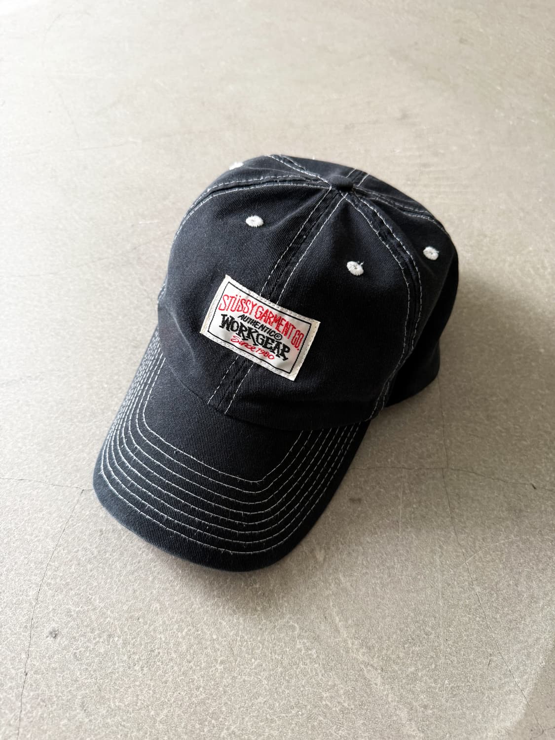 Stussy Workgear Contrast Stitch Ball Cap 상품이미지3