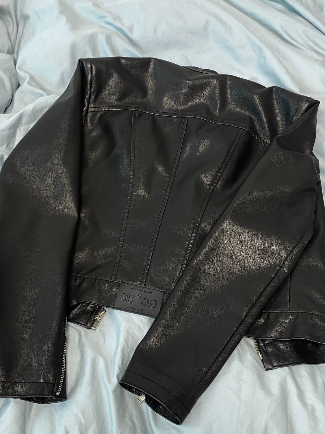 애즈온 레더자켓 팔아요 상품이미지5