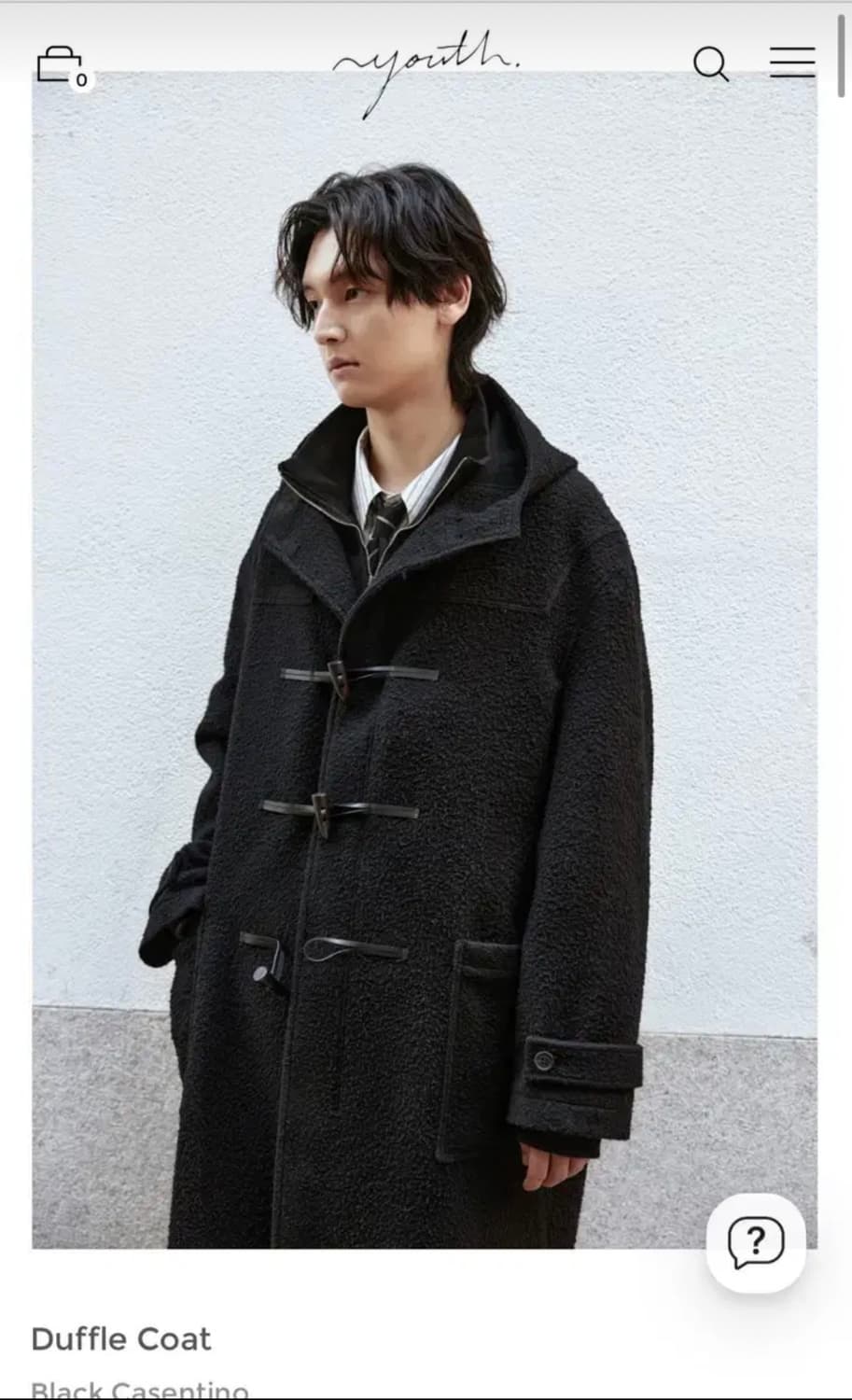[s] 유스 더플코트 카센티노 블랙 상품이미지1