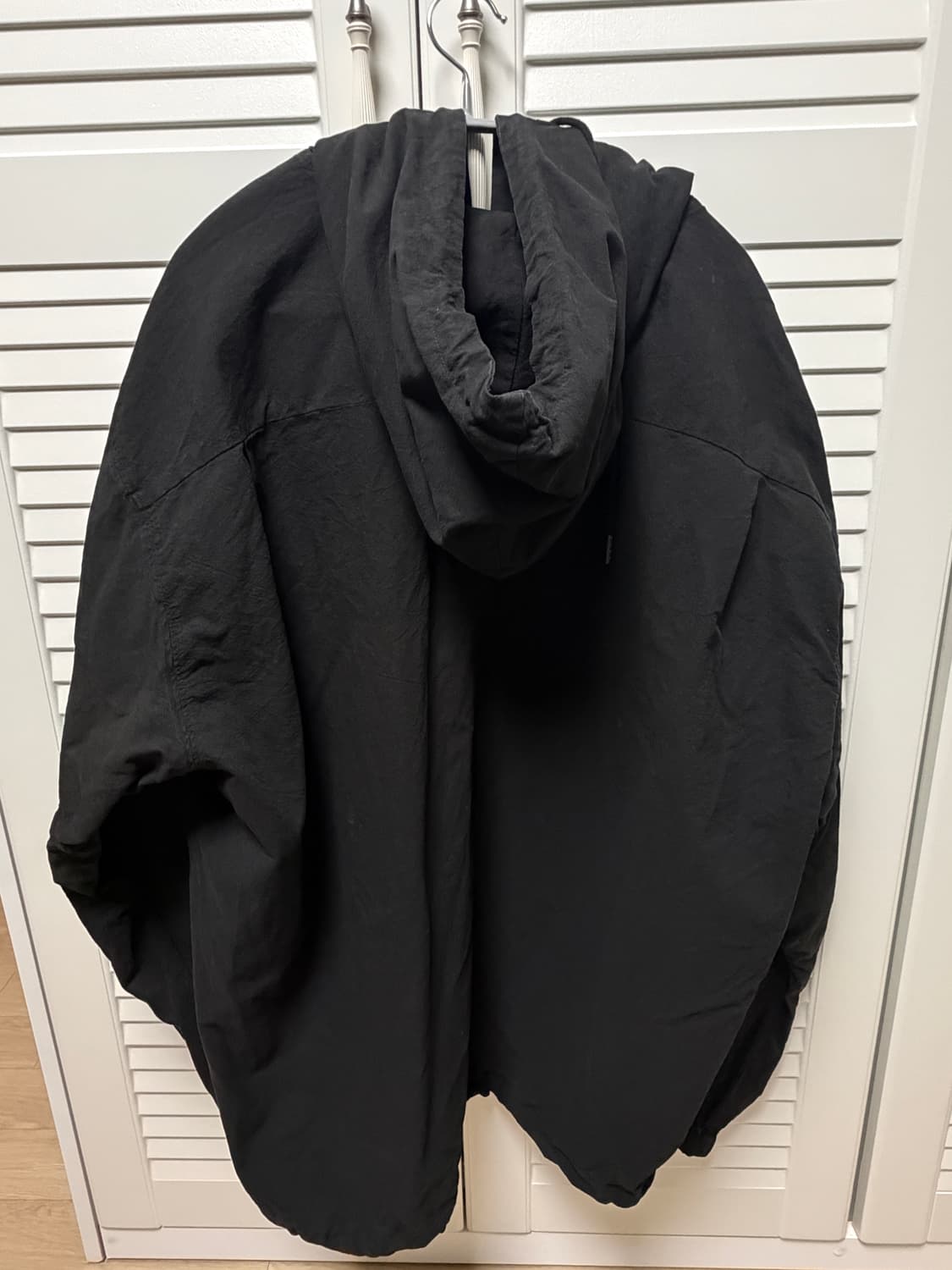 4) 폴리테루 집 후디 파카 유즈드 블랙 상품이미지2