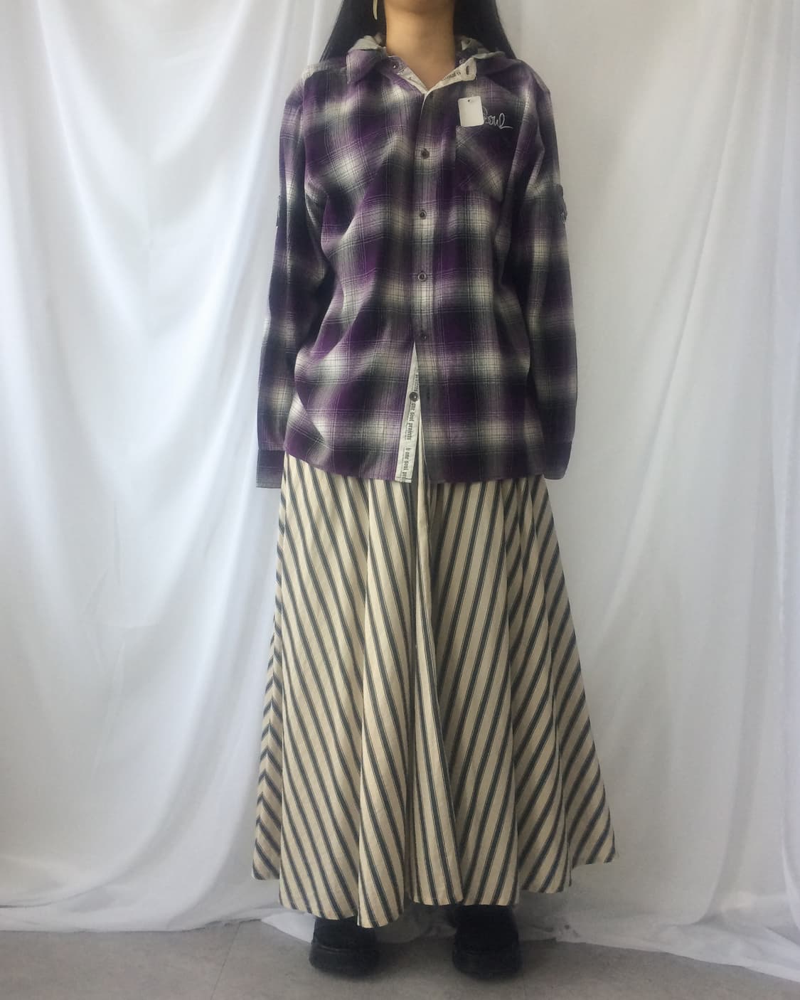 Stripe pattern skirt 상품이미지4
