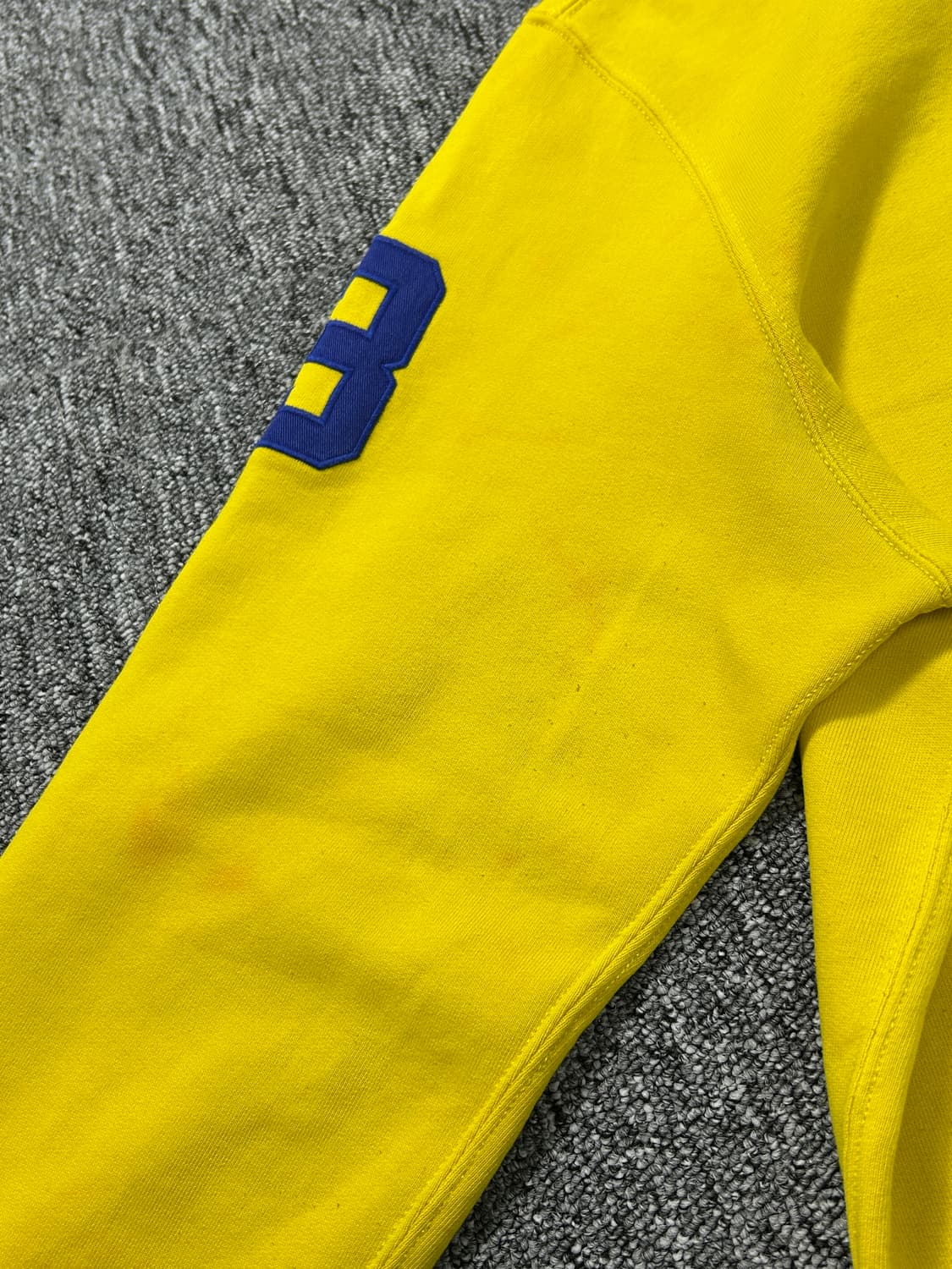 폴로 랄프로렌 빅포니 옐로우 후드티 XL  상품이미지6