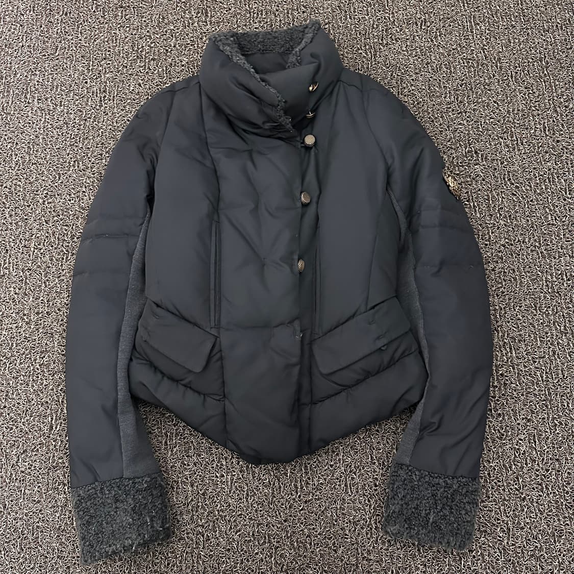 SYSTEM 시스템 여성 덕다운 패딩 블랙 상품이미지1