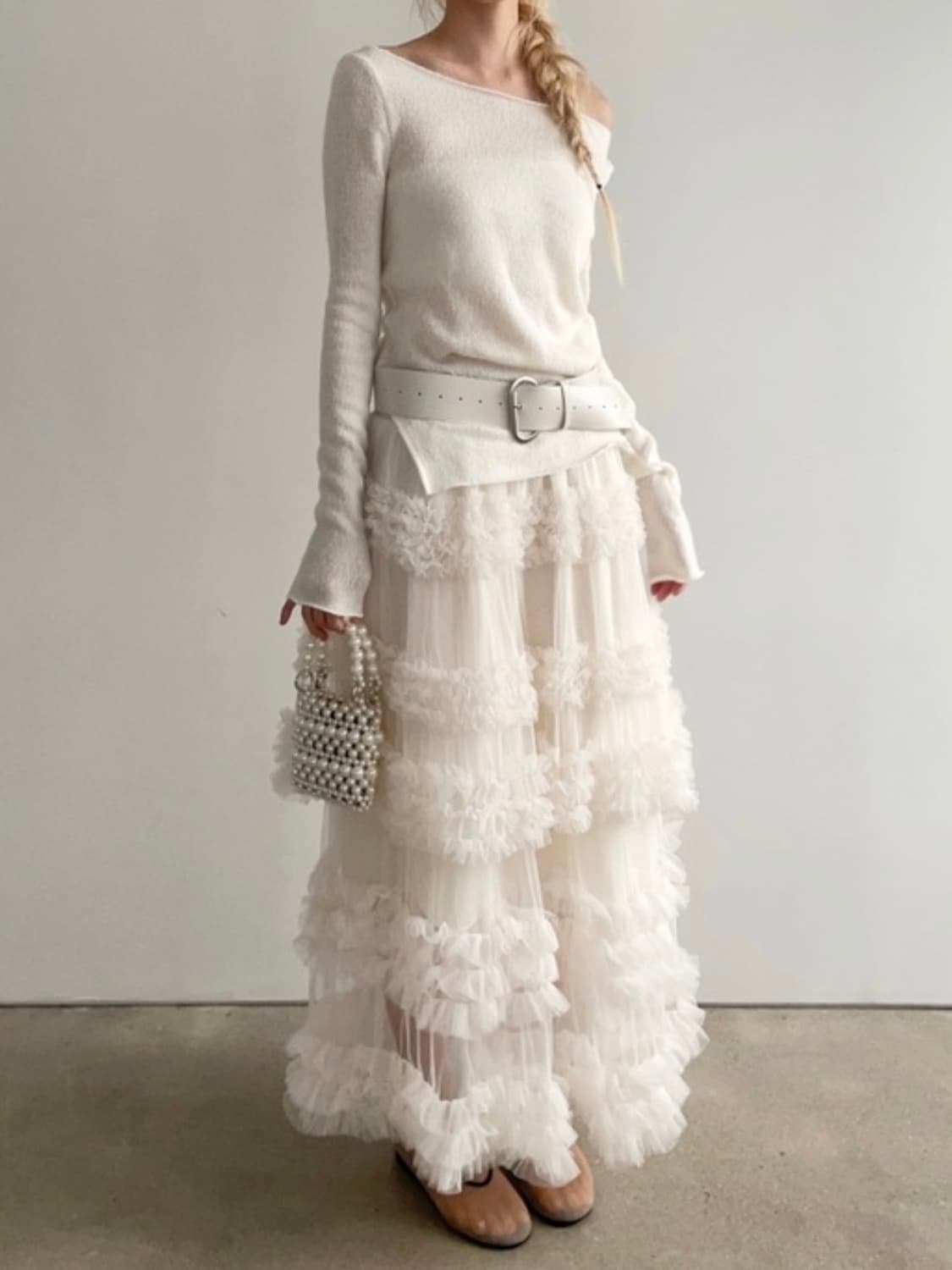 아델리오 bouquet chiffon sha skir 상품이미지2