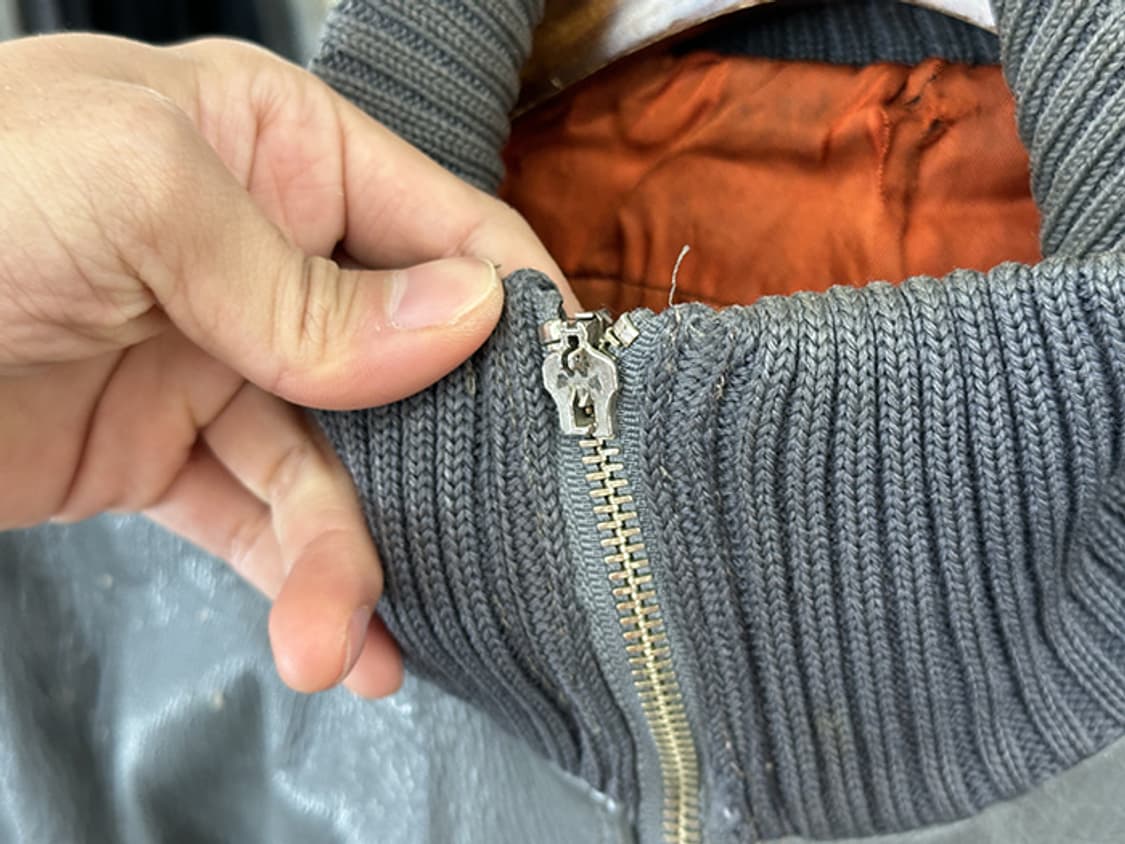 80'S GERMAN FLIGHT BOMBER_ goat skin (L) 상품이미지10