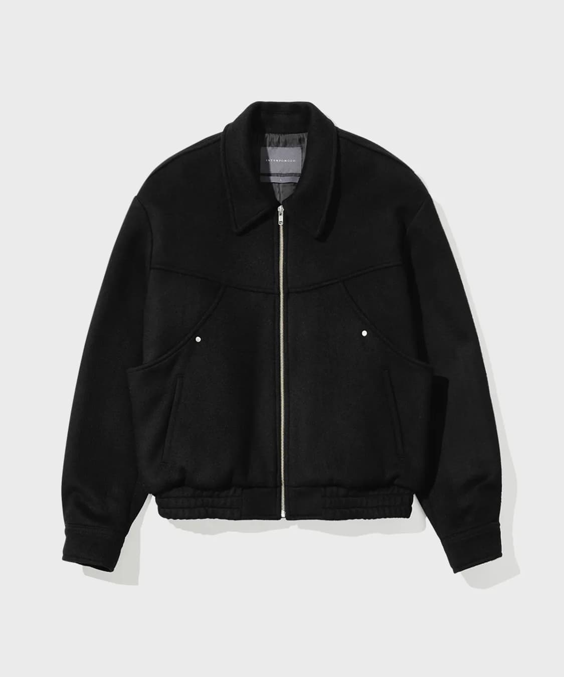 인템포무드 오프닝 포켓 블루종 자켓 블랙 L 상품이미지1