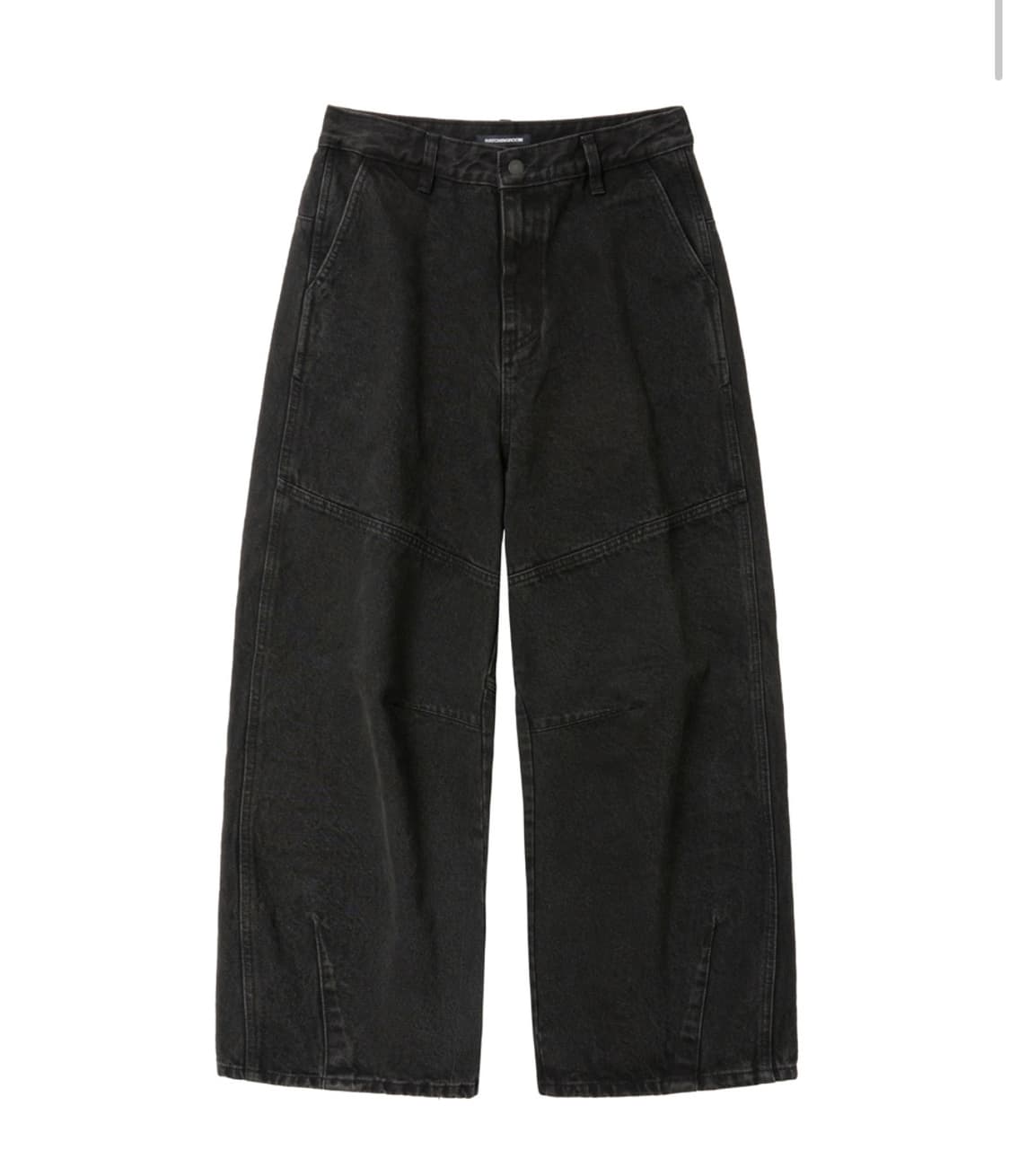 [2] 해칭룸 와이드 라인 진 더스티 블랙 상품이미지1