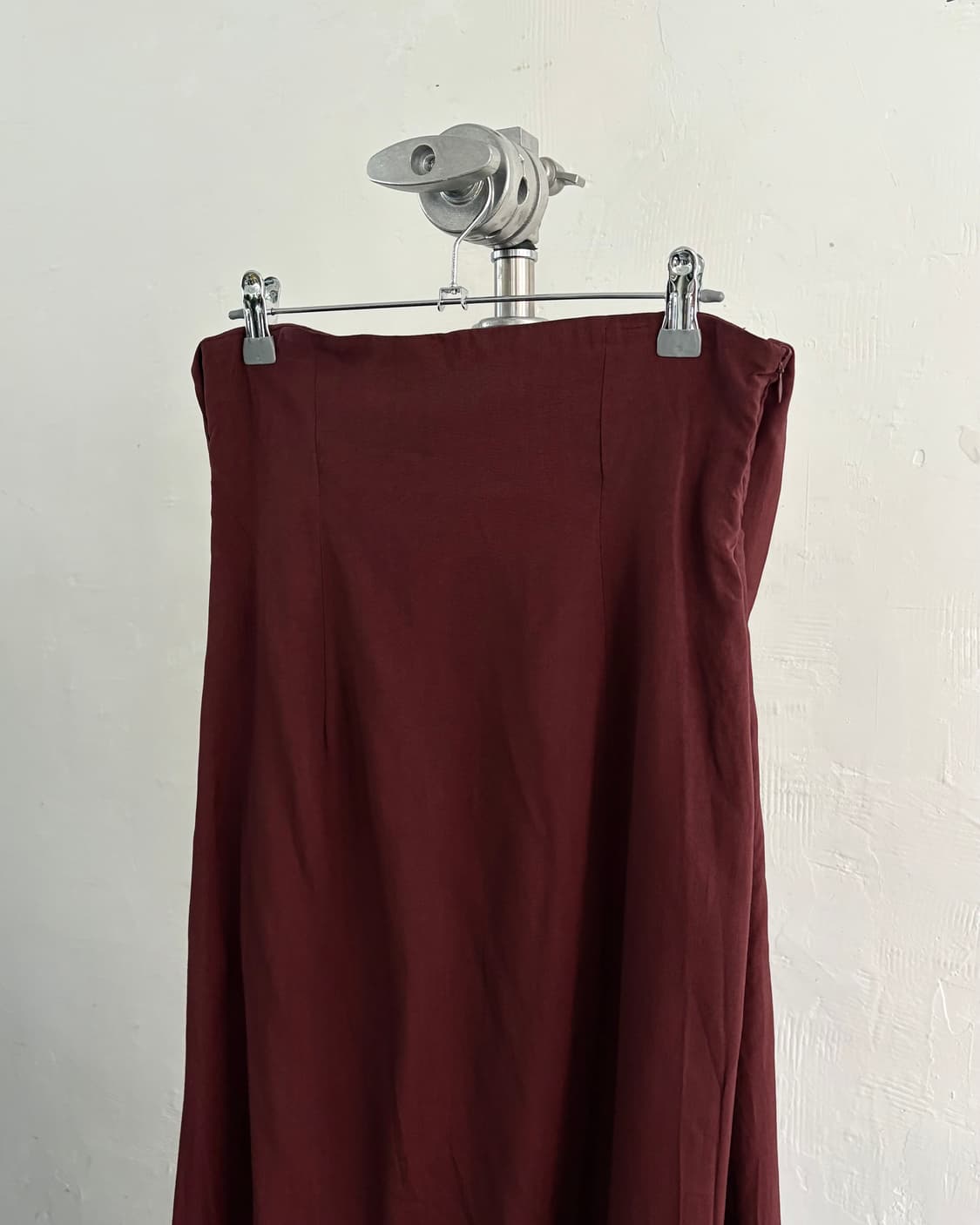 Yohji Yamamoto 요지야마모토 고딕 버건디 롱 스커트 상품이미지6