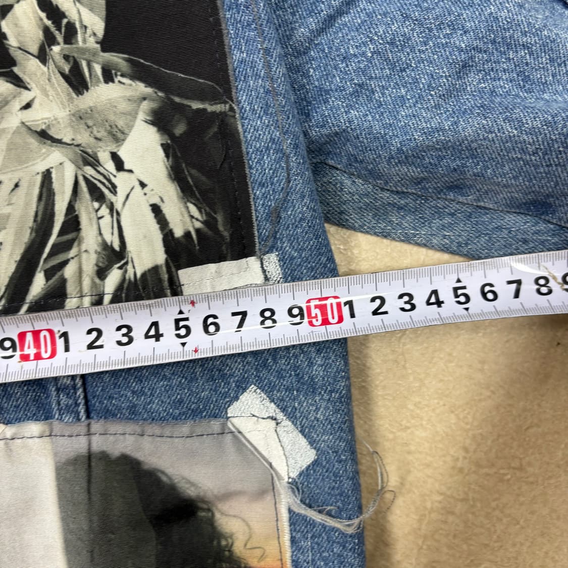 자라 패치 워싱 데미지 데님 자켓 상품이미지6