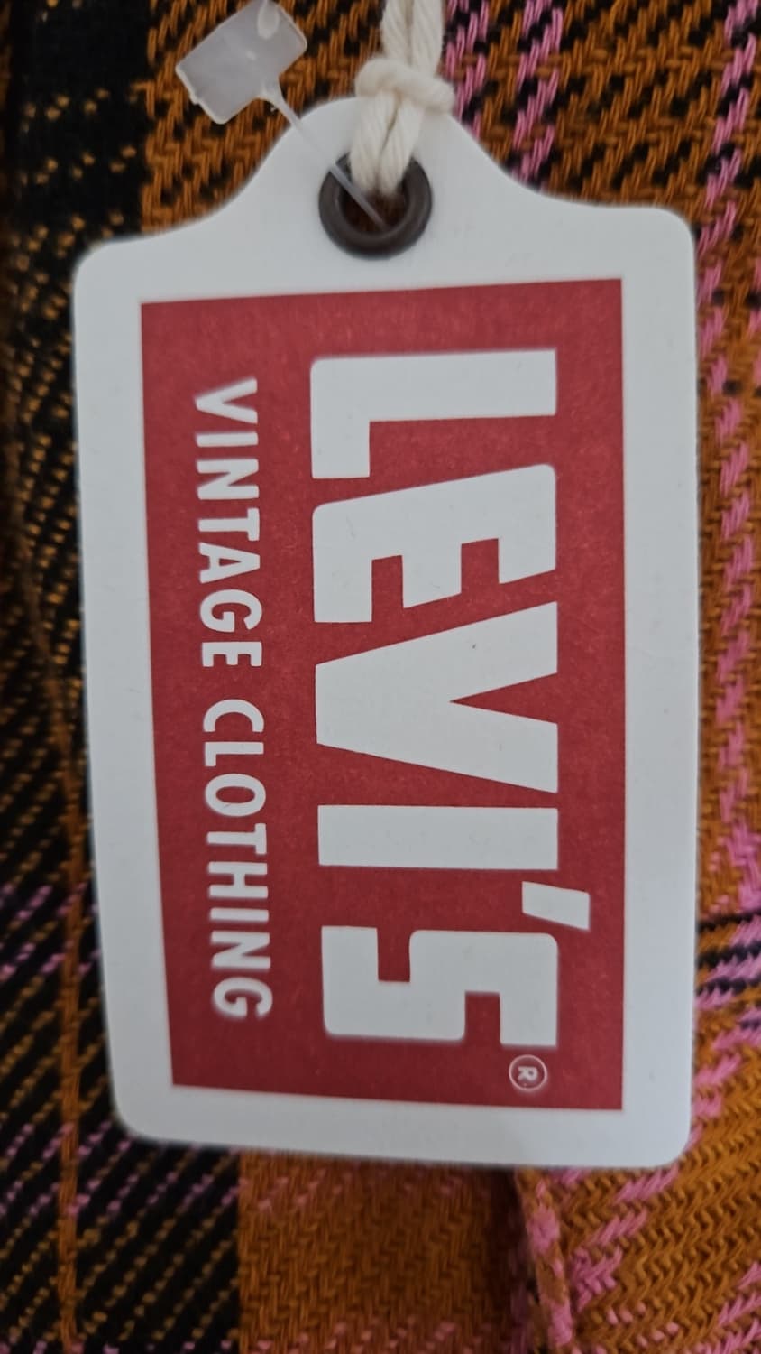 리바이스 LVC 1950's 숏혼 플란넬 셔츠 피넛 멀티 S 상품이미지4