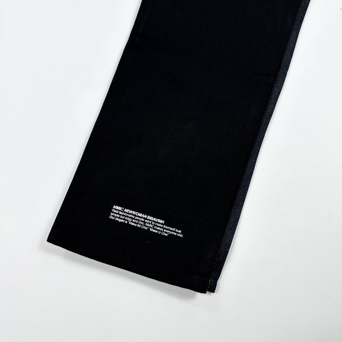 VTG 빈티지 패치워크 흑청 데님 팬츠 (28인치) 상품이미지5