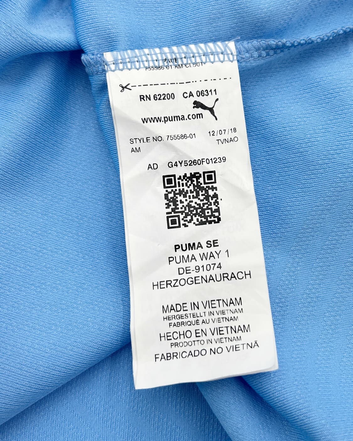 퓨마 19-20 맨체스터 시티 125주년 홈 리그킷 더브라위너 덕배 상품이미지9