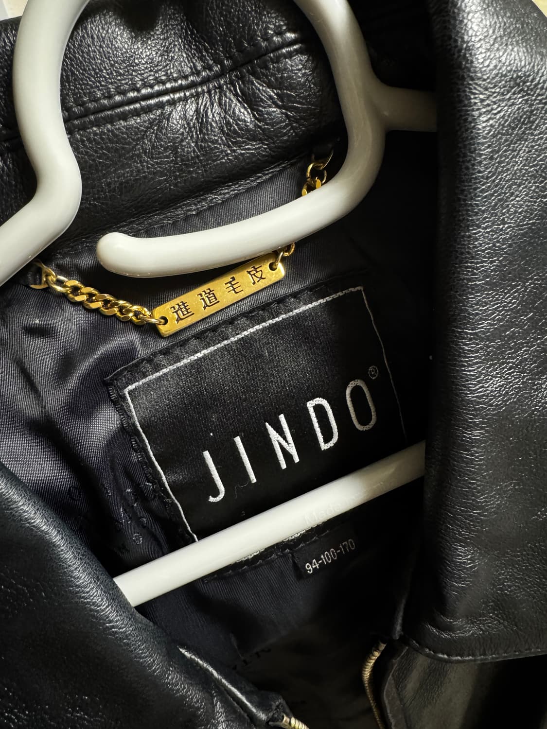 빈티지 레더 자켓 겉가죽 소100% 상품이미지3