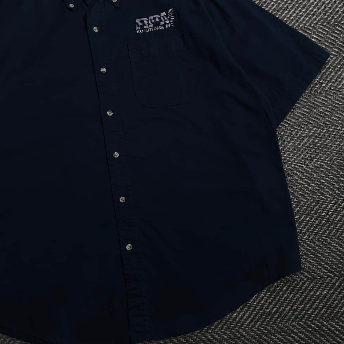 USA 오리지날 빈티지 박시핏 워크 셔츠o 3945 상품이미지2