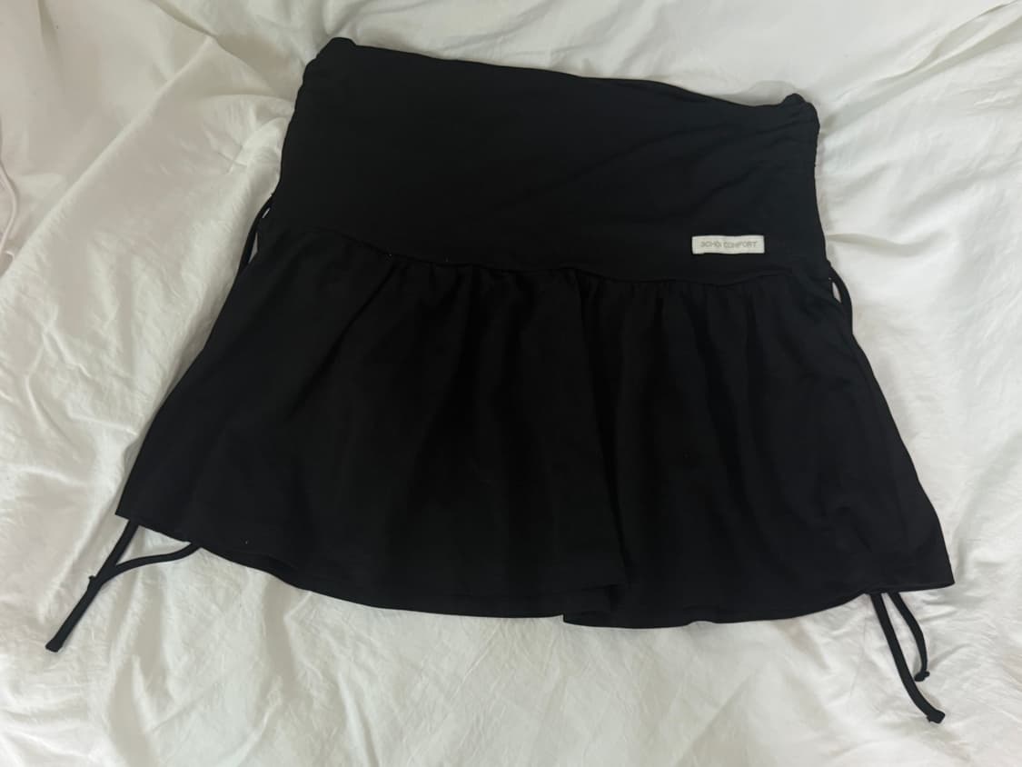 24-003 SHIRRING SKIRT 지초이 셔링 스커트 상품이미지1